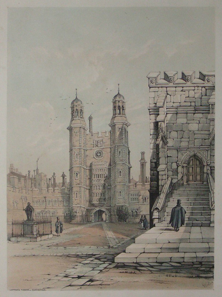 Lithograph - Lupton's Tower - Quadrangle. - Dolby